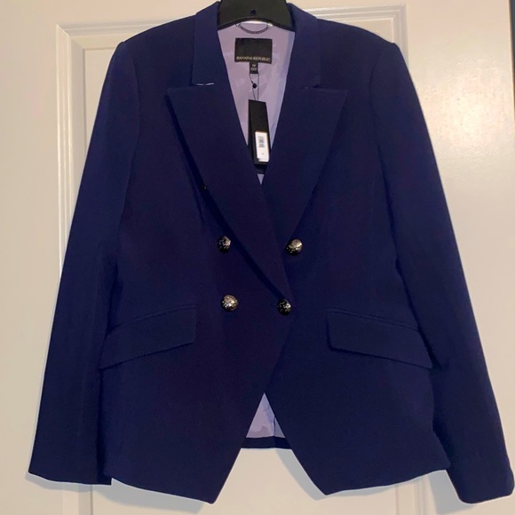 Banana Republic Jackets & Blazers - NWT Banana Republic Navy Blue Captains Blazer